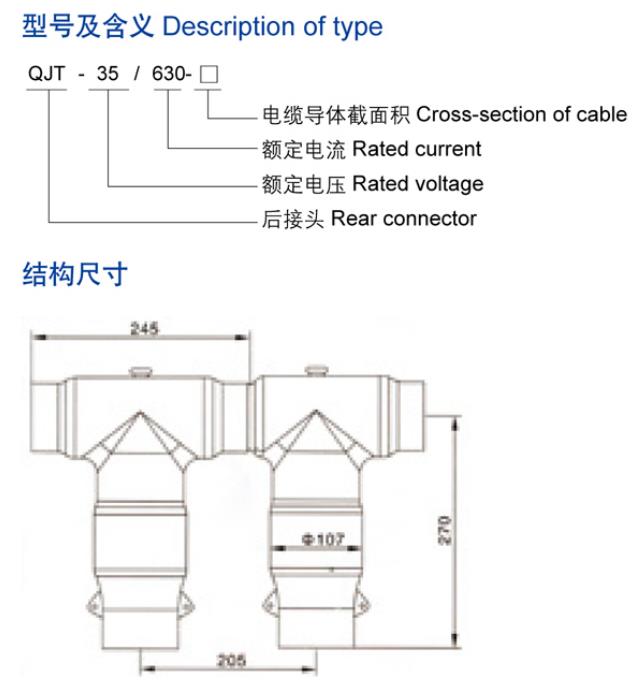 35KV欧式后接头