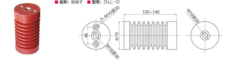 绝缘子 ZNJ1-12