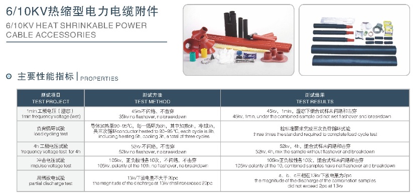 10KV三芯热缩终端 户内