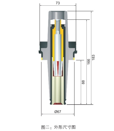 15KV 200A 单通套管接头