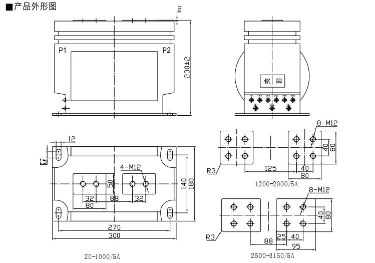 LZZBJ12-10型电流互感器  10KV户内电流互感器