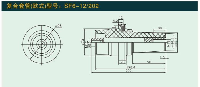 SF6—12/202   复合套管