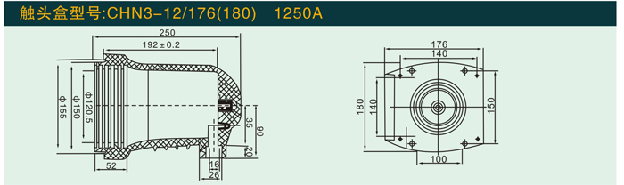 CHN3—12/176(180)   1250A触头盒