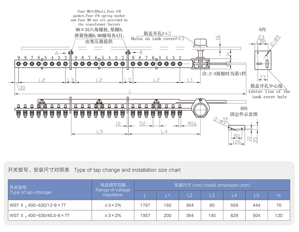 WSTⅡ5型分接开关