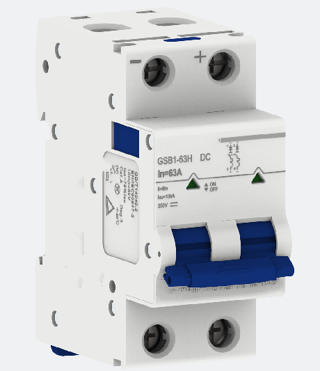 GSB1 DC 2极 1-63A 系列微型断路器   GSB1 DC系列