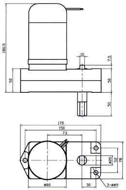 SBH1-200E交直流两用电动机