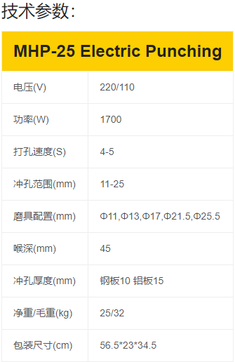 MHP-25电动钢筋工具