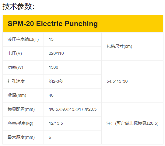 SPM-20电动钢筋工具