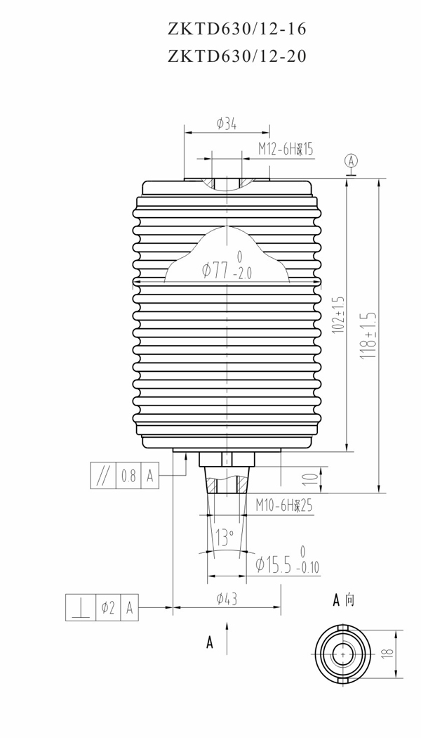 ZKTD630/12-20 TD3141J真空灭弧室