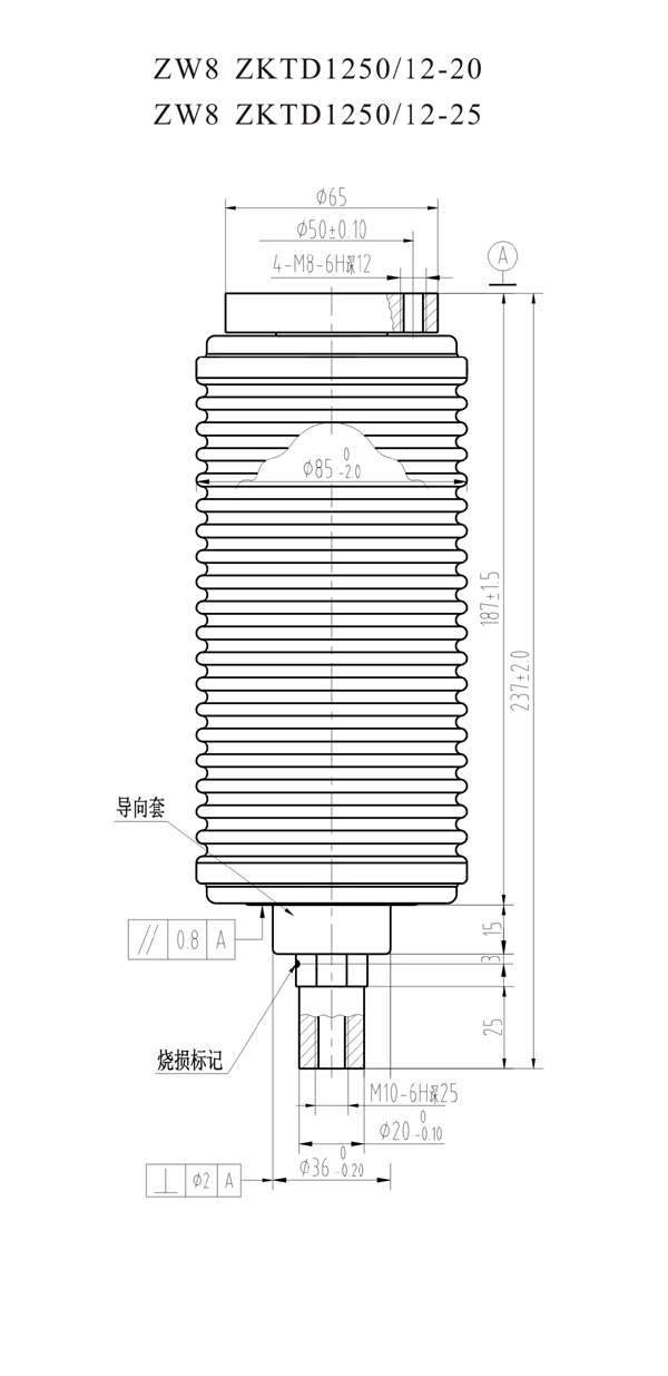 ZKTD1250/12-25 TD3141P真空灭弧室