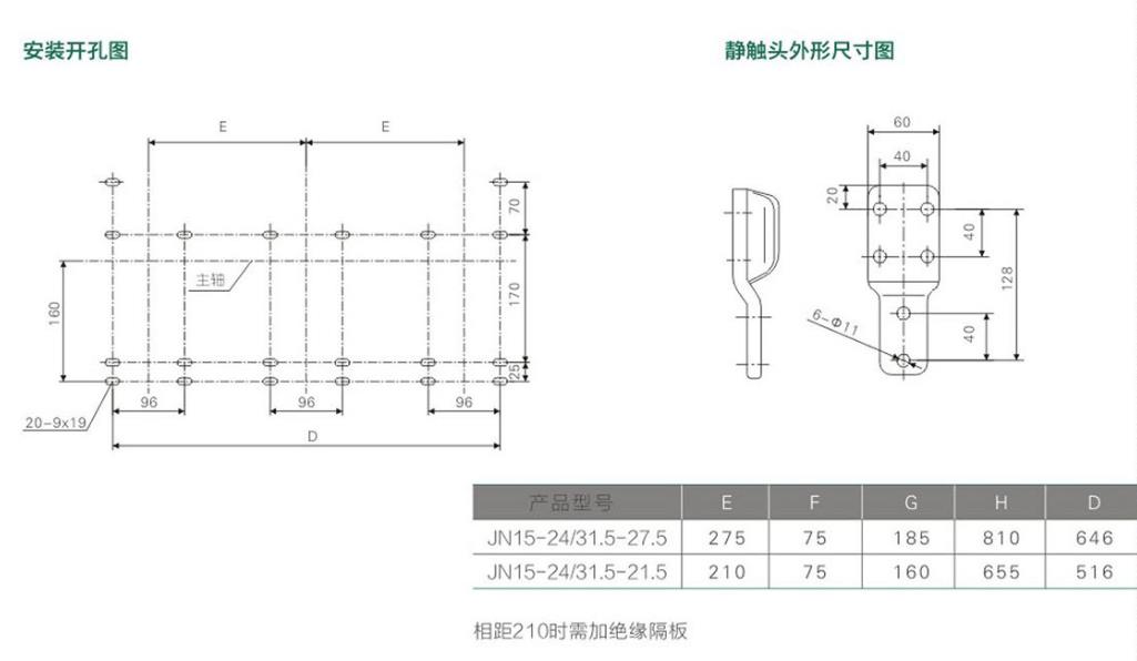 JN15-24/31.5户内高压接地开关