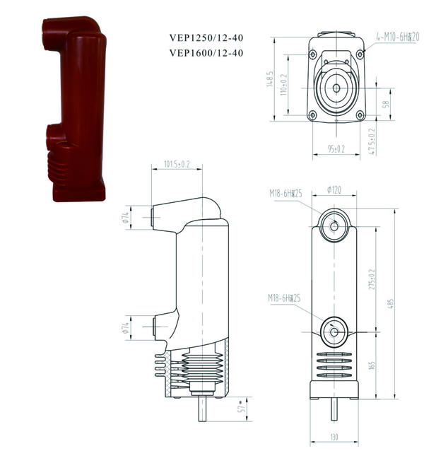 VEP1600/12-40 VEP328A固封极柱