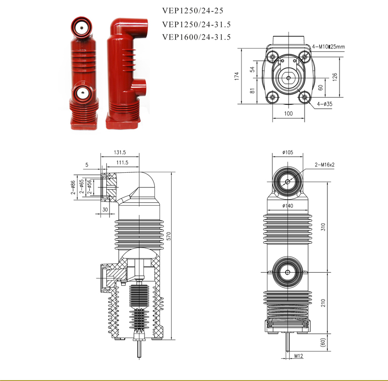 VEP1600/24-31.5 VEP426A固封极柱