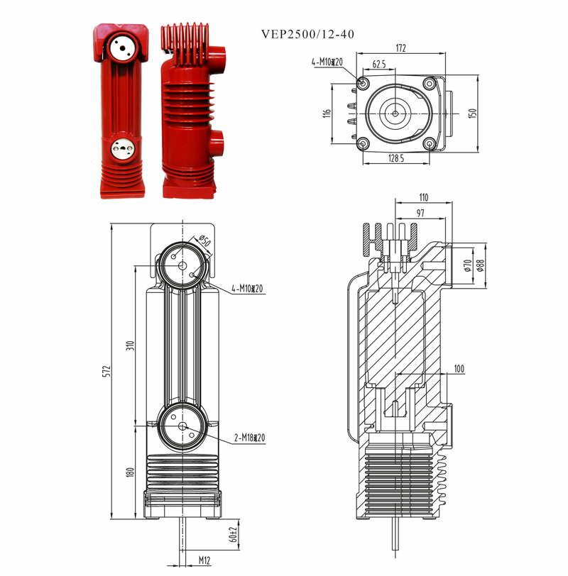 VEP2500/12-40 VEP358B固封极柱