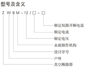 ZW8M-12系列户外高压永磁真空断路器