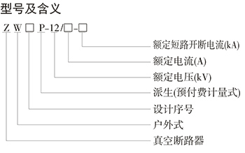 ZW□P-12系列户外预付费计量式真空断路器