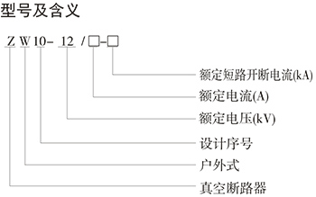 ZW10-12系列户外高压真空断路器