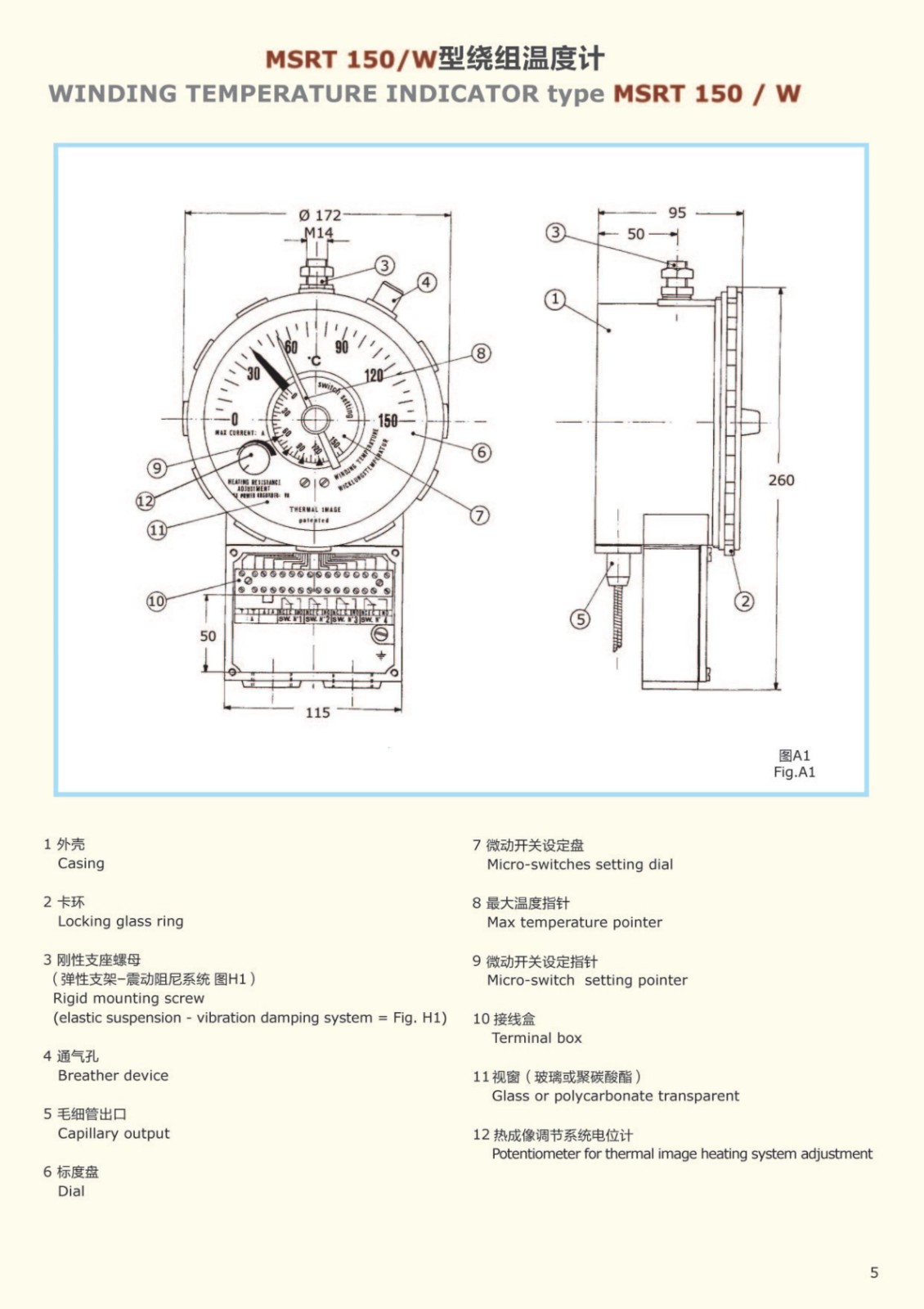 MSRT-150绕组温度计