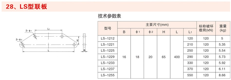 LS型联板