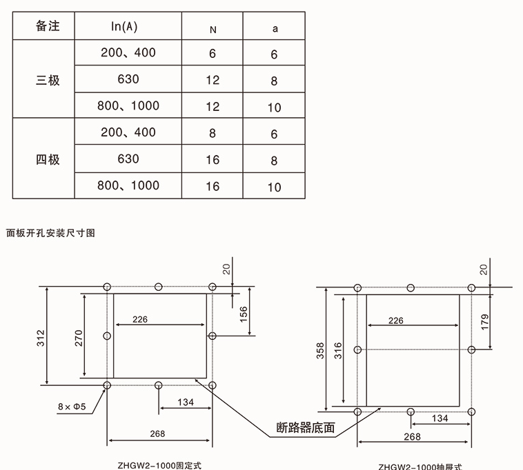 ZHGW2-1000智能型万能式断路器