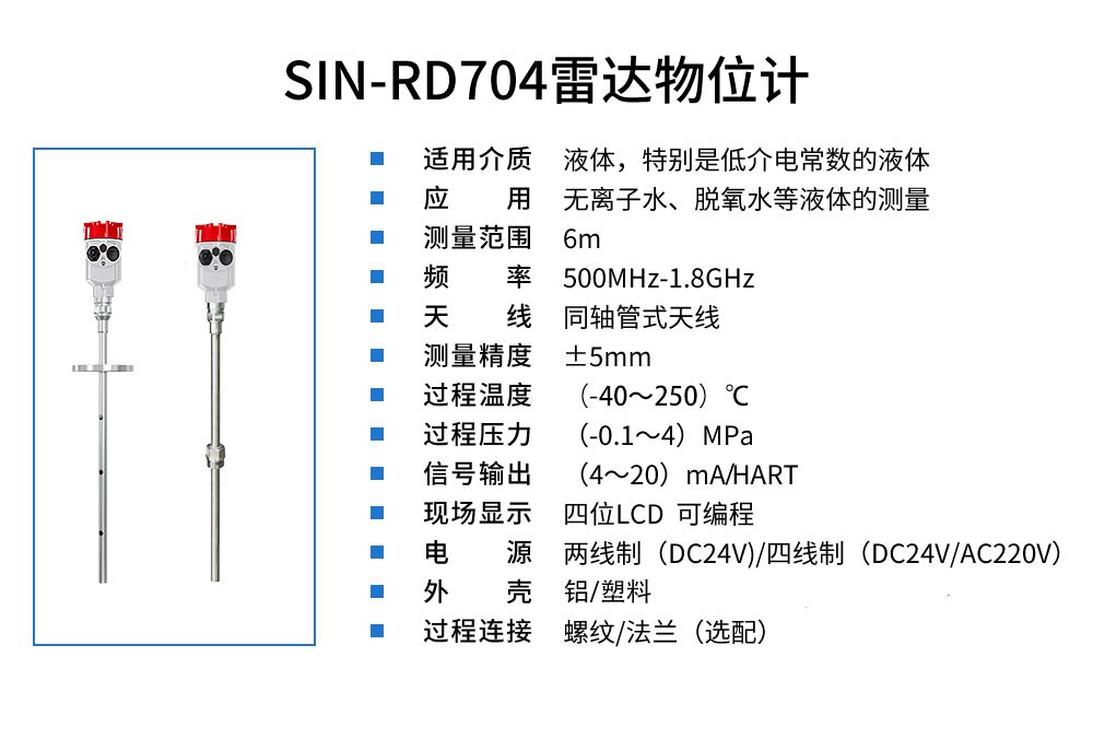 SIN-RD704雷达液位计