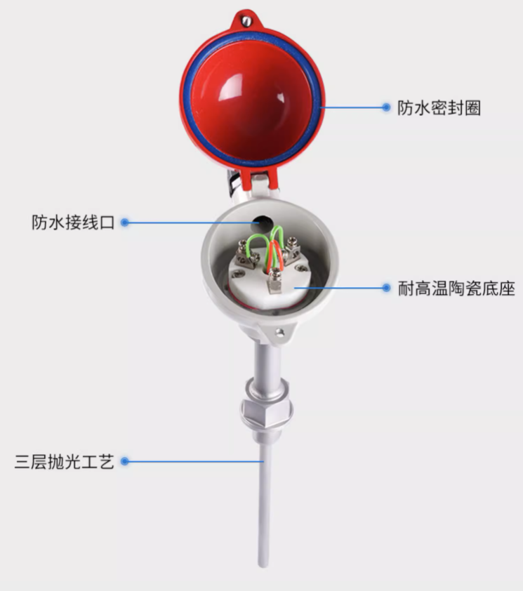 SIN-WAPK铠装热电阻_4-20mA变送输出