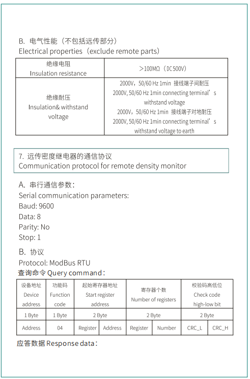 ZMJ100XD型密度继电器