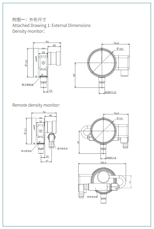 ZMJ100XD型密度继电器