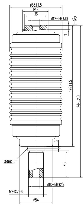 户内断路器用真空开关管TD315K