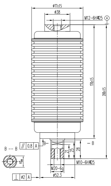 负荷开关用真空开关管 TF314Y