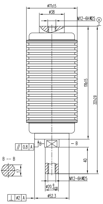 负荷开关用真空开关管 TF314Q