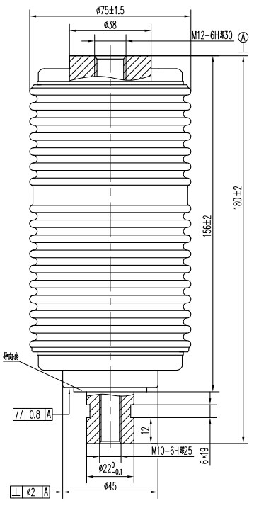 接触器用真空开关管 TJ340G