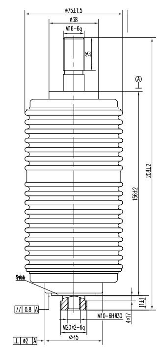 接触器用真空开关管 TJ340E