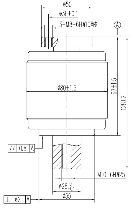 接触器用真空开关管 TJ040M