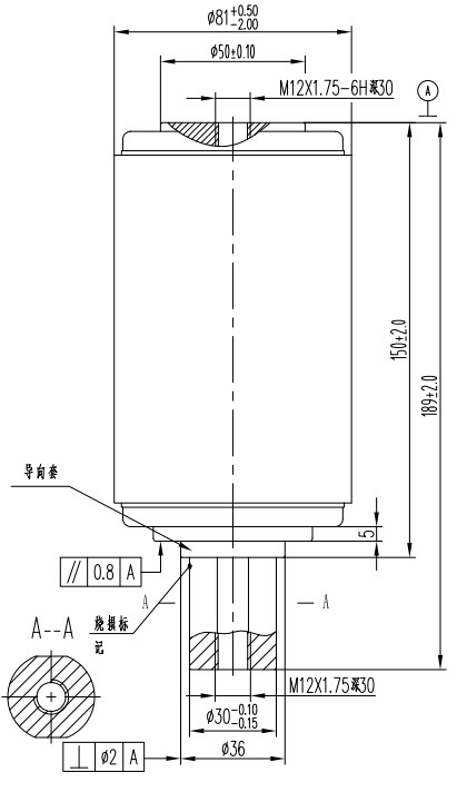 12KV固封极柱用真空开关管 TD324J