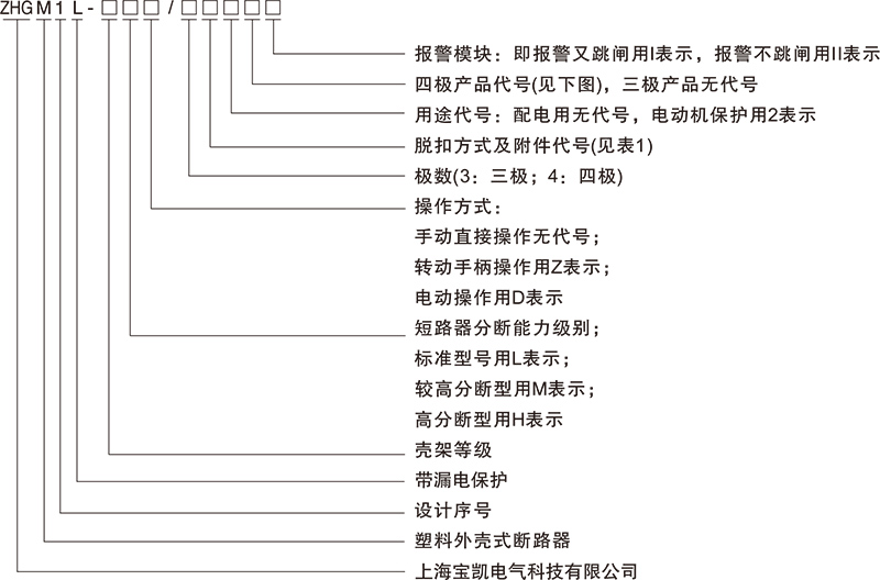 ZHGM1L漏电断路器