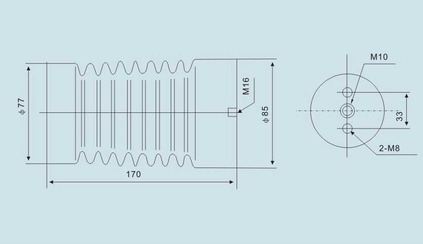 10KV-170高支柱绝缘子