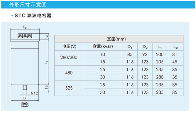 STCR滤波补偿组件