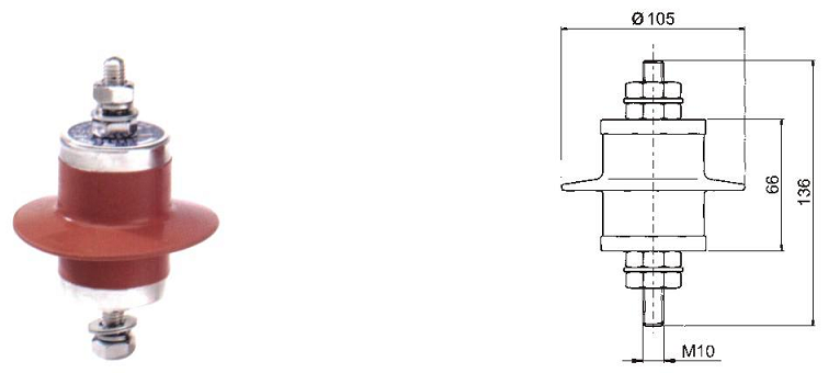 YH系列复合外套避雷器2.5W-0.66~1.14kV