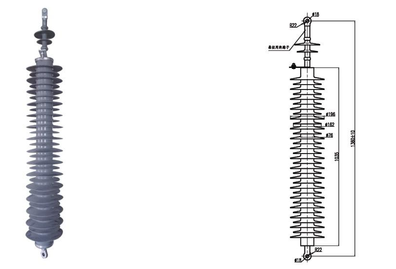 110KV线路悬挂型复合外套线路型避雷器