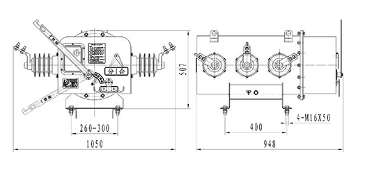 FDL/CX-12/T630-20型户外交流高压SF6自动分段器