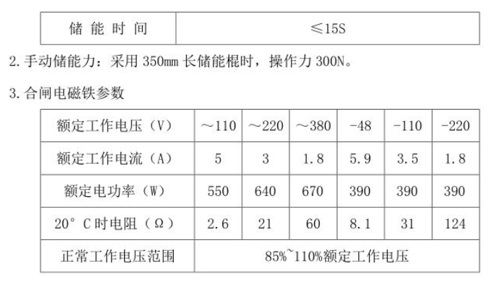 CT10A型电动弹簧操动机构