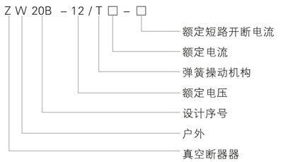 （JKW）ZW20B-12系列户外高压真空断路器