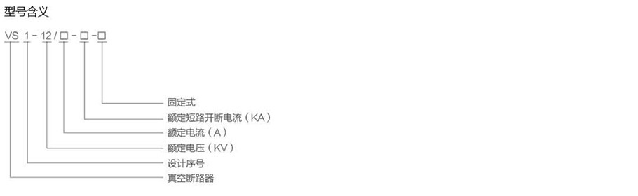 （ZN63、JKN1）VS1-12高压真空断路器（固定式）-固封式