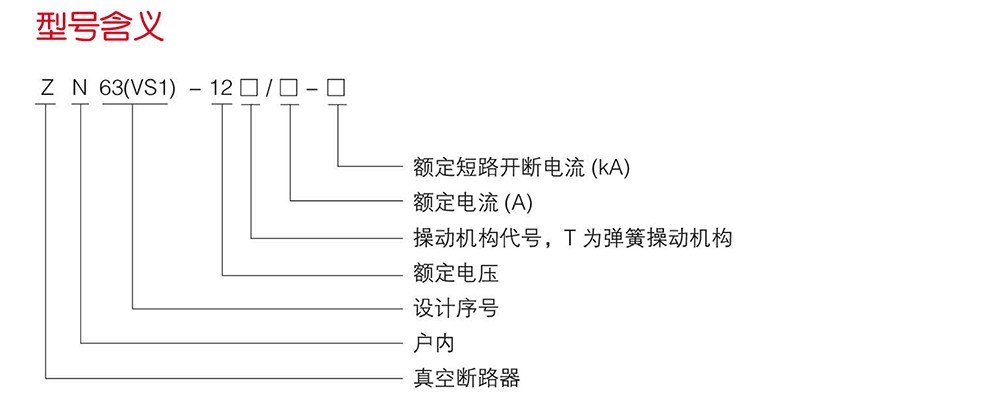 （ZN63、JKN1）VS1-12高压真空断路器（手车式）