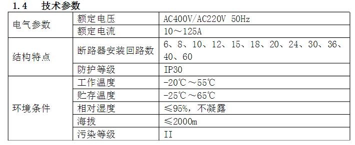 PZ30系列终端配电箱