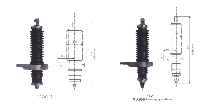 出口型避雷器