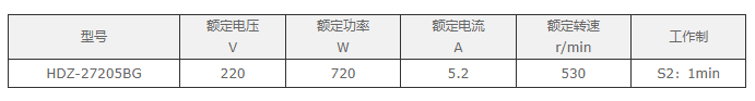 HDZ-27205BG——减速器，储能电机