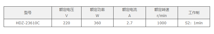 HDZ-23610C系列断路器用交直流两用电动机