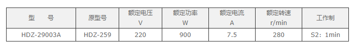 HDZ-29003A系列断路器用交直流两用电动机